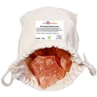 Sudorewell Solebrocken de la Cordillera de la Sal Del Himalaya en 1-0kg Bolsa de Algodón
